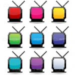 Colourful Pixel Televisions Icon Pack